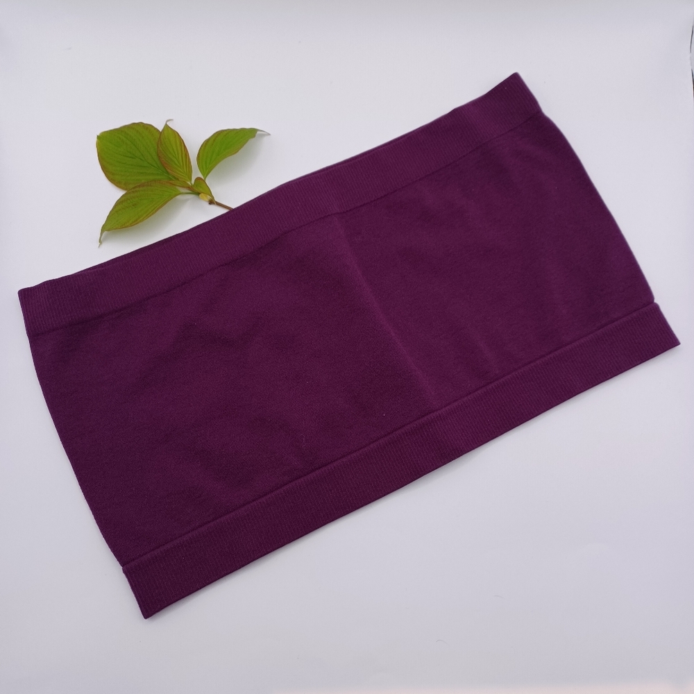 Deep Purple Bandeau Top